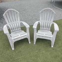 2 Adirondak Chairs 