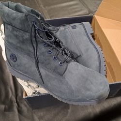 Blue Timberland Boots