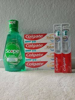 Colgate Total & Scope Bundle — Brand New • $20