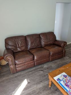 Leather Reclining Couch