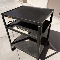 Metal Audio Visual/Utility Cart
