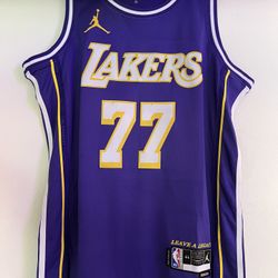 Luka Doncic Lakers Jersey Purple 