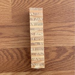 Miniature 8.5” X 2” Off brand Wooden Block Jenga Boardgame Kids Game Toy