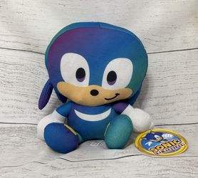 Sonic The Hedgehog Big Head Gradient Sonic 10” Plush Toy