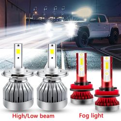 how to open flum mello LED Headlights Fog Bulbs Fit Dodge Charger 2011 2012 2013 2014 Durango  2011-2013