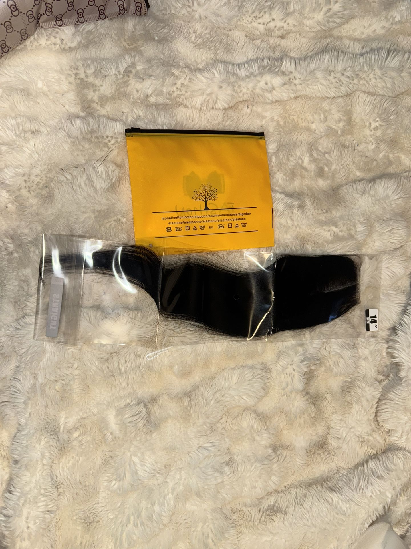 2x6 Hd Lace Closure, Middle part Straight Human Hair Closure Invisible Real HD Lace, 14 Inch 2 by 6 Skinlike Lace Frontal Closure Only Bleached Knot P