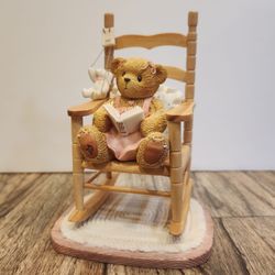 Cherished Teddies Lucy "Rocking Away in my Favorite Reading Chair"