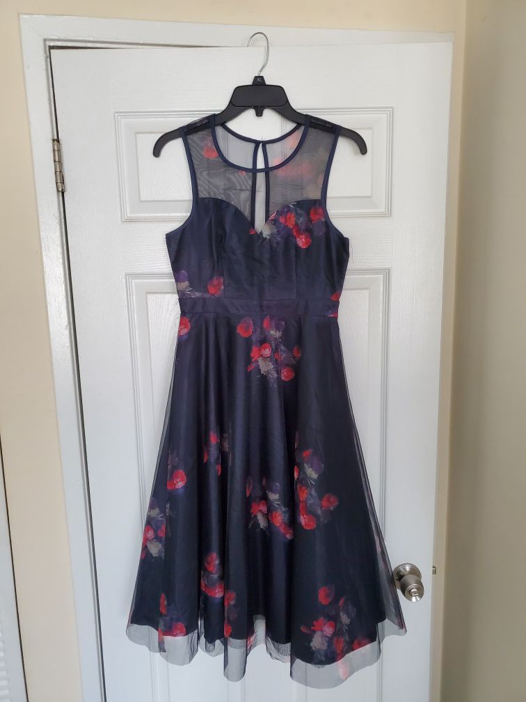 Floral vintage dress