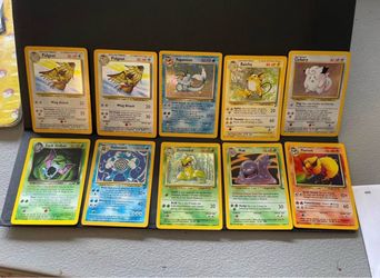 PokeMon 10-card Holo lot