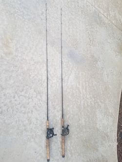 2 KUNNAN GRAPHITE FISHING RODS WITH REELS, 1 DAIWA & 1 SHIMANO REEL for  Sale in Yorba Linda, CA - OfferUp