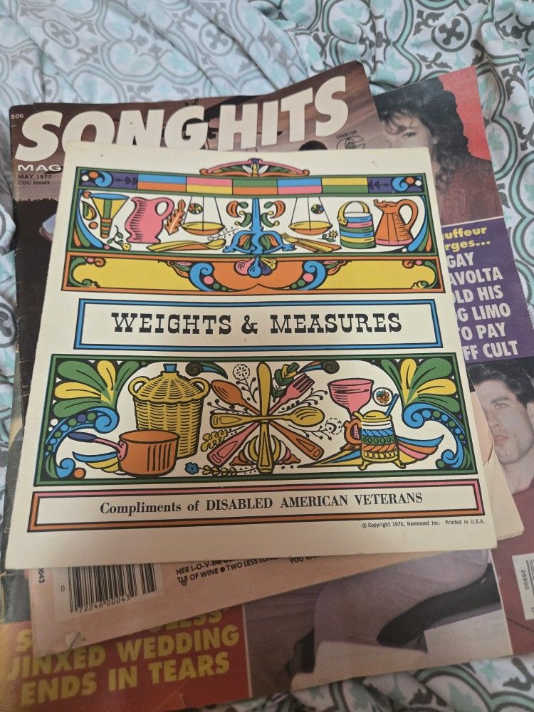 The Ephemera Conversion Chart Weights & Measures 1970