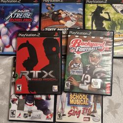 PlayStation 2 Video Games -7 Different Titles 