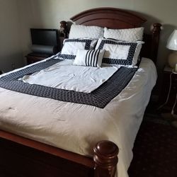 Queen Solid Wood Frame Only