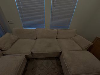 Cream Modular Couch sale pending