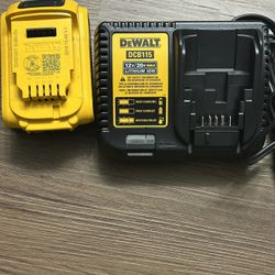 Dewalt 20v Battery 4AH  And Charger $80