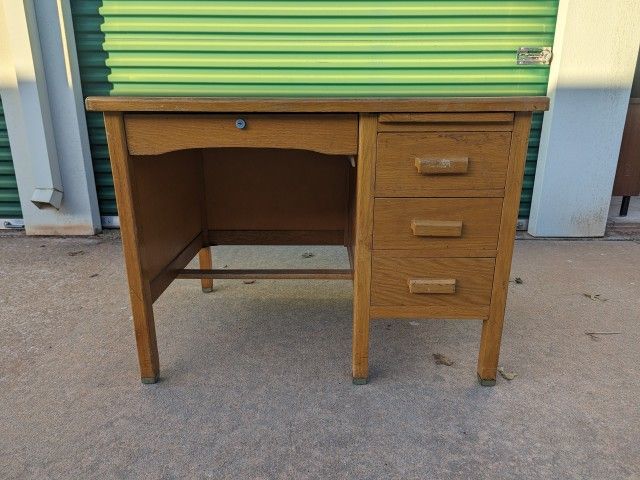 Vintage Solid Wood Desk 