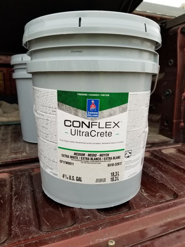 4 Sherwin Williams conflex ultracrete over 300 each at store