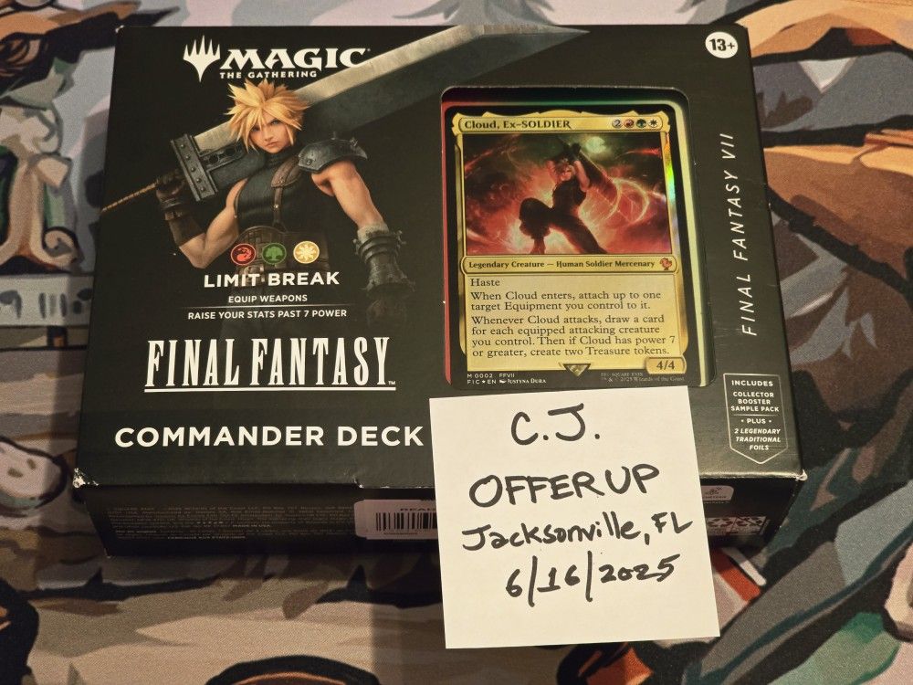 Final Fantasy x Magic The Gathering: Commander Decks!
