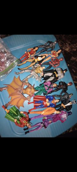 Dc marvel collection lot sale figs