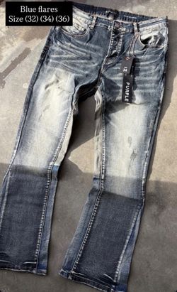 Purple and amri Jeans