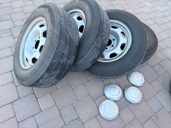Stock F150 Expedition Steel Wheels Tires
