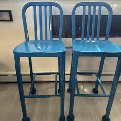 Blue Bar Height Chais