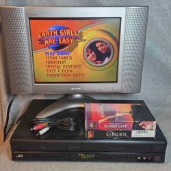 JVC VCR/DVD COMBO VHS Player/Recorder 