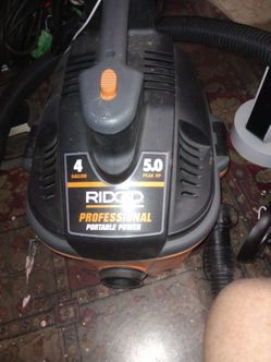 Rigid professional portable power vacuum