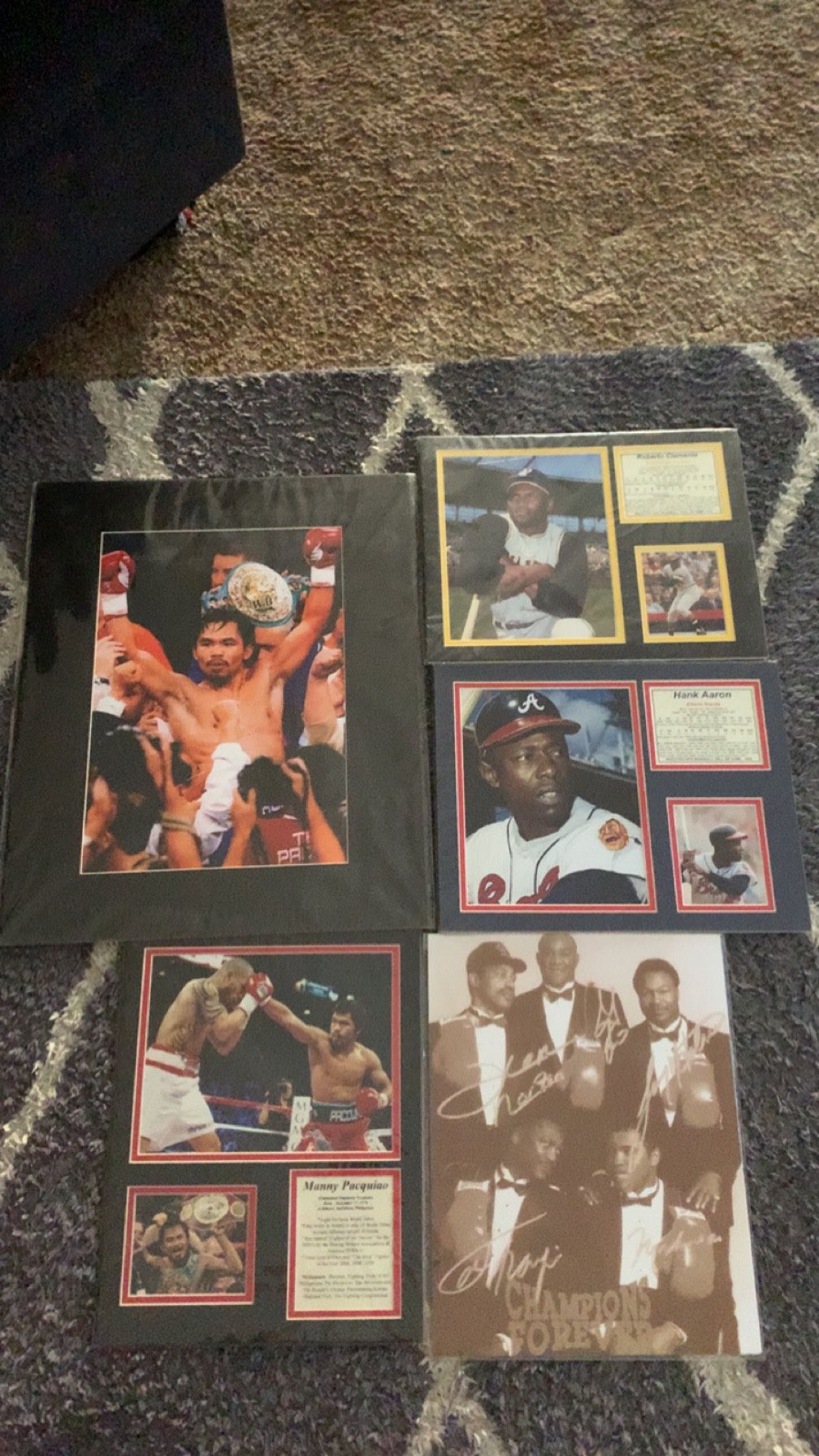 Boxing And Baseball Posters