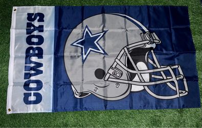 Cowboys flag size 5’x3’