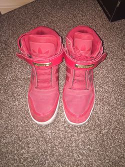Adidas shoes size 12 red