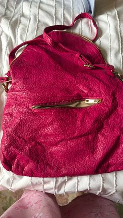 Hot pink hang bag
