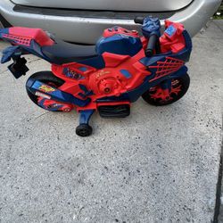 Litle Motorcicle Spiderman