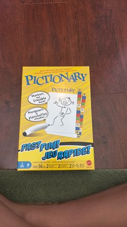 Original Pictionary w/ Markers and Erasable Boards