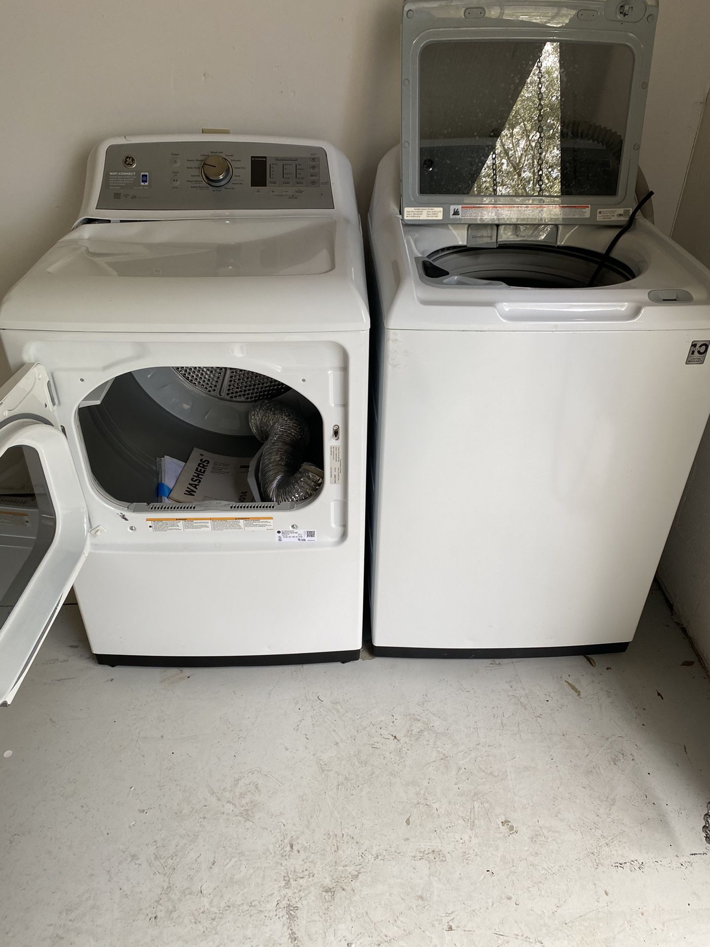 G. E. Washer and Dryer set