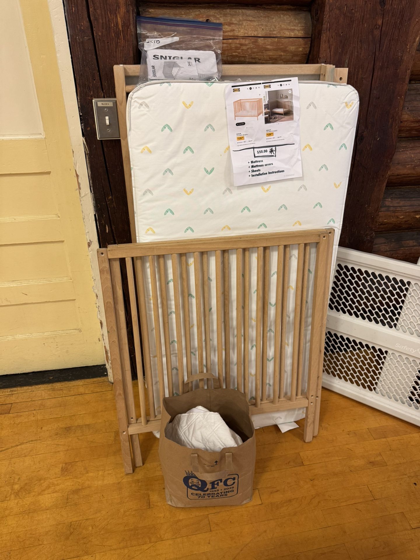 Convertible Crib With mattress