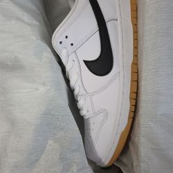 Nike Dunk Low White Gum Bottom Size 10.5