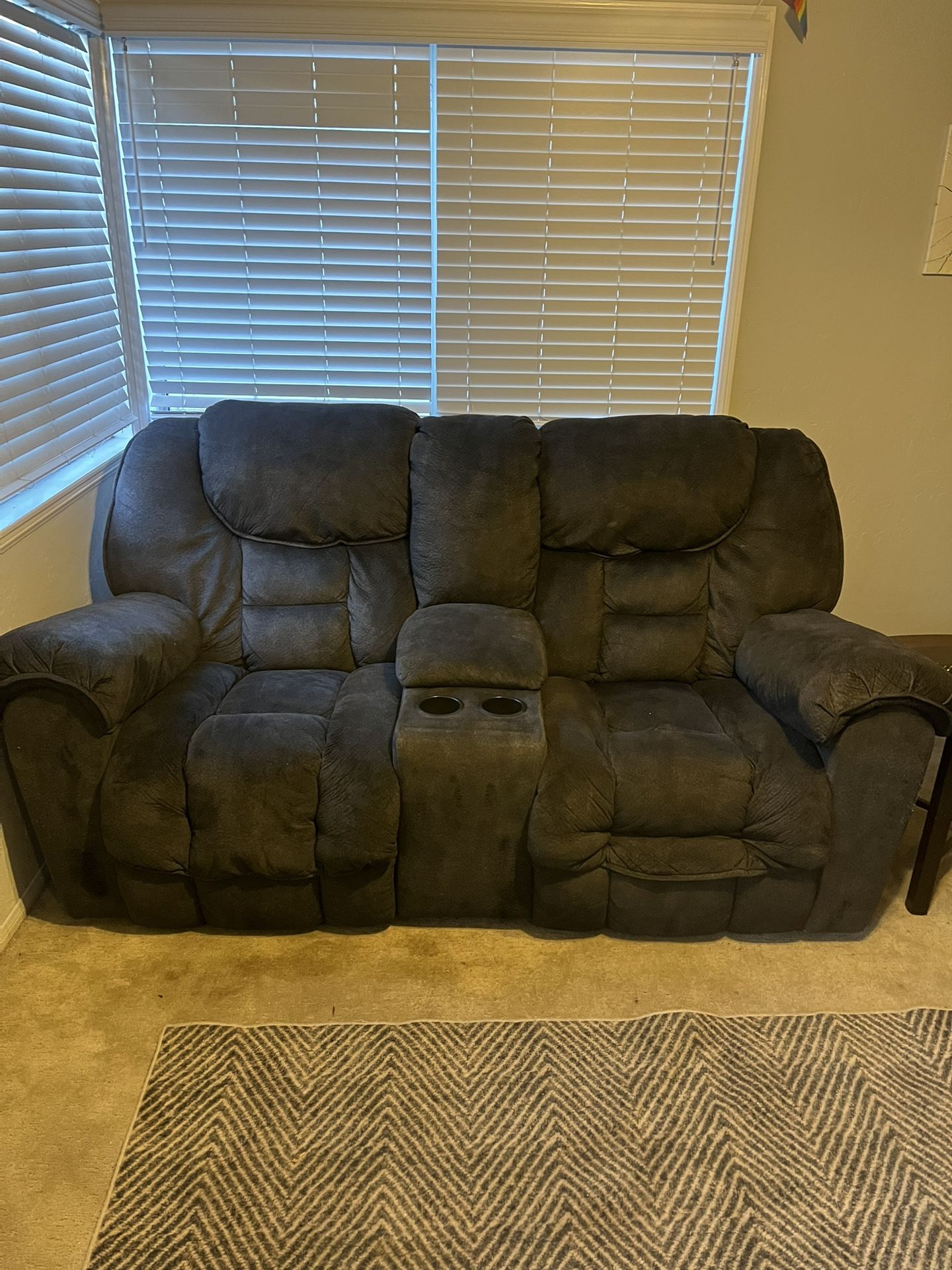 Loveseat Recliner & Solo Recliner Great Condition