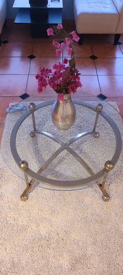 Glass Table Round
