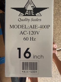 16 “Impulse Sealer