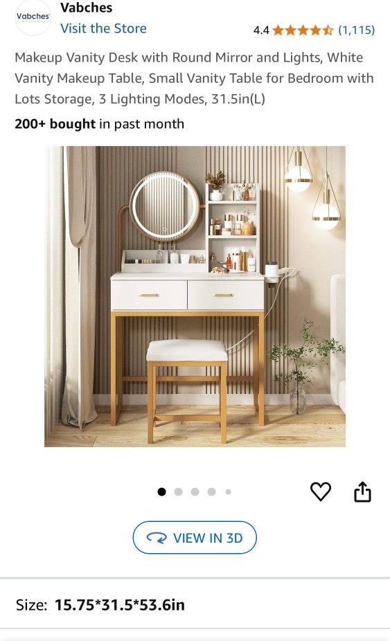 Brand New Vanity From Amazon