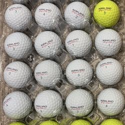 4 Dozen Kirkland Golf Balls As Pictured