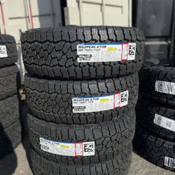 265/70/17 FALKEN Wildpeak AT4W EACH TIRE $199/ CADA LLANTA- INSTALLED AND BALANCED