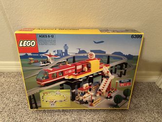 RARE LEGO AIRPORT SHUTTLE MONORAIL 6399 100% complete working w/ box&manual
