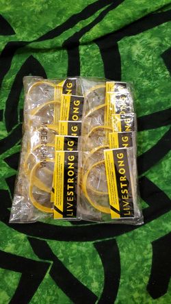 Live Strong bracelets