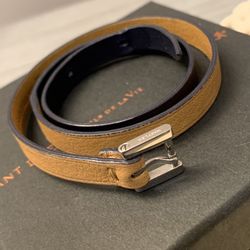 Leather wrap bracelet, WANT LEV