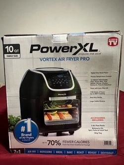 PowerXL 10-Quart Air Fryer Black New