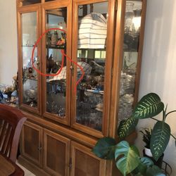 China cabinet glass shelf