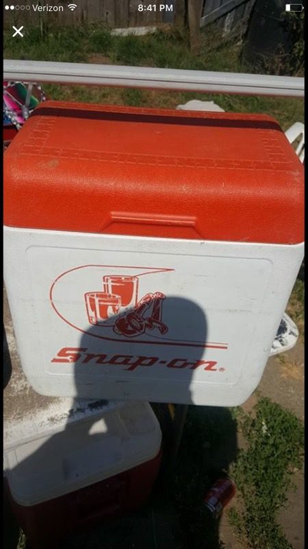 Snap on cooler