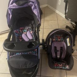 Car Seat And Stroller Baby For Butterfly Combo 